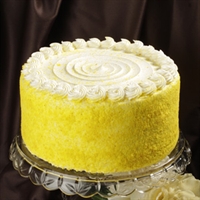 Elegant Cakery lemon cream cheese dessert cake