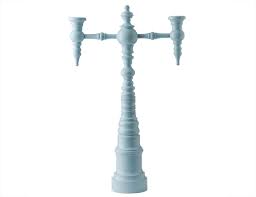 Dunes and Dutchess 2 Arm Candelabra Classique in Turquoise